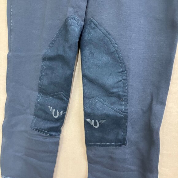 NWT TuffRider Women Size 26 Denim Equestrian Breeches Horse Riding Button Pants - Picture 9 of 13